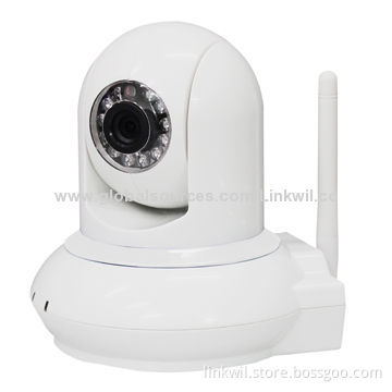 Megapixel IP Camera, Supports Pan, Tilt, Micro SD Card, Onvif and Multiple Colors for Your Choices